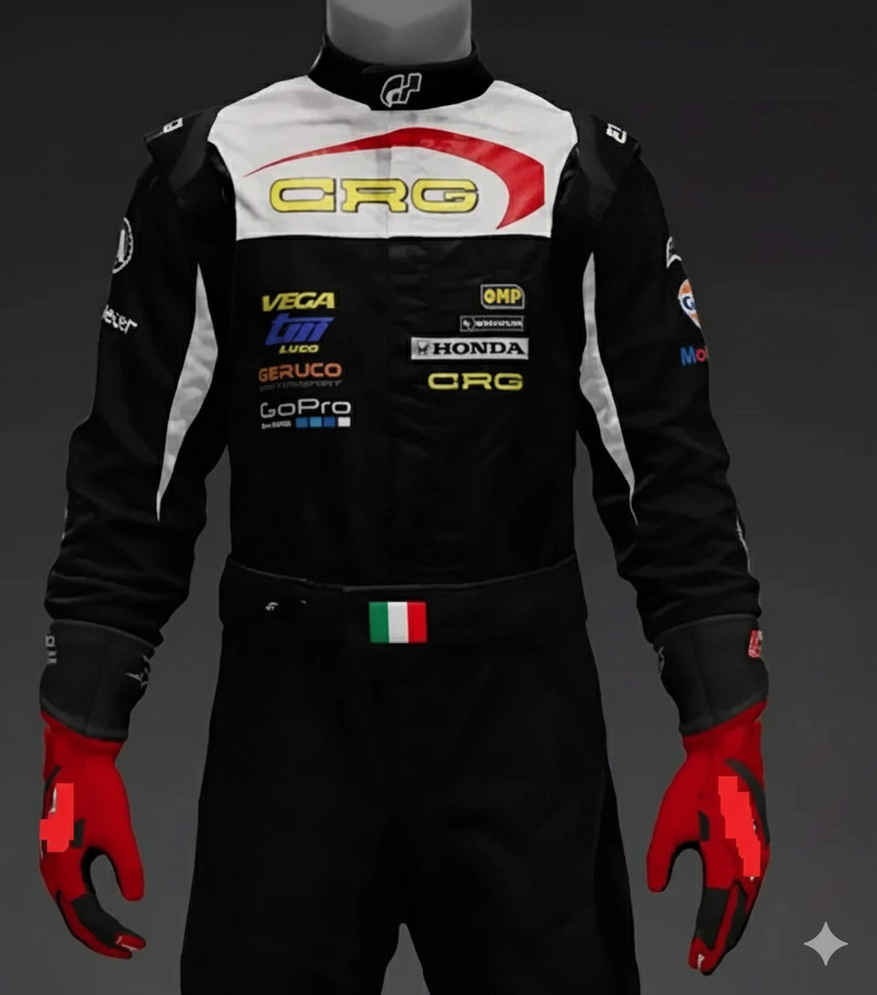 CRG FAN EDITION GO KART RACING SUIT CIK/FIA LEVEL2 RACE WEAR/OUTFIT + OMAGGIO