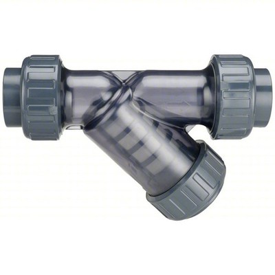 Asahi Y Strainer  2 In Pipe Socket Threaded, Pvc  150 Psi 1257020