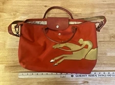 Longchamp Year Of The Horse Tote Red *Read