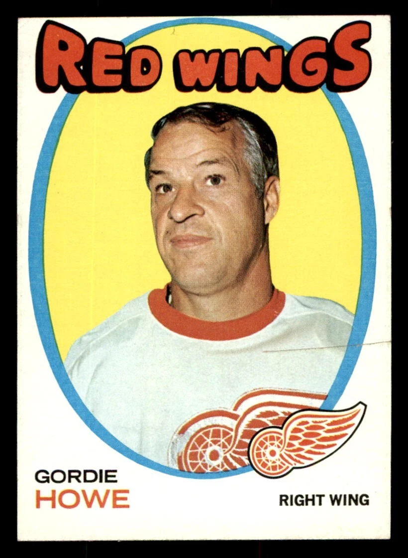 1971 Topps Hockey #70 Gordie Howe VG