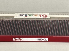 Stencil Sizzix Sizzlits Alphabet Set 35 Dies ...