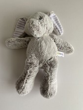 Ebba 14" Cuddler Elvin Elephant Baby Lovey Plush Gray Stuffed Animal Aurora Soft