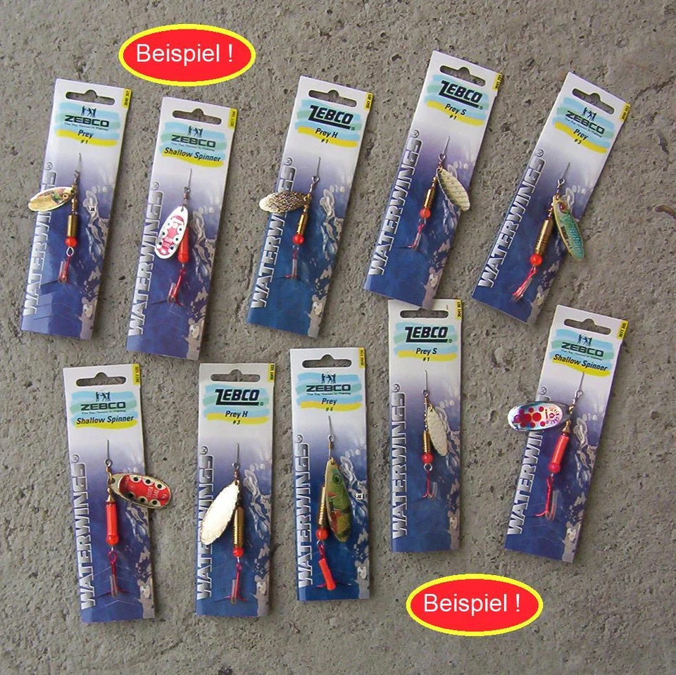 10 hochwertige Spinner - Kunstköder - teils in verschiedenen Farben + Gewichte ! - Bild 2 von 2