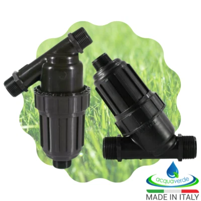 FILTRO Y CON CARTUCCIA PER FILTRAGGIO ACQUA per IRRIGAZIONE ORTO e GIARDINO