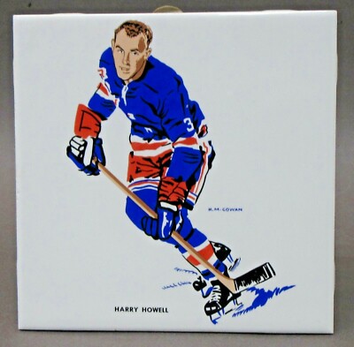 HOF'er HARRY HOWELL 1962-63 H.M. Cowan ScreenArt NHL Hockey Ceramic ...