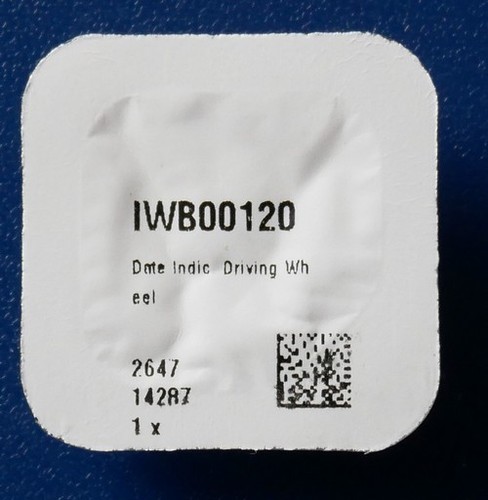 iwc - date indicator driving wheel