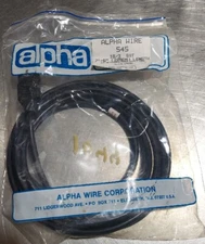 Alpha Wire 545 18/3 SVT. Length 7'6" (229CM) 3/C Detachable Power Supply Cord