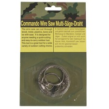 Mil-Tec Commando Pocket Wire Saw Wood Camping Bushcraft Cadet 