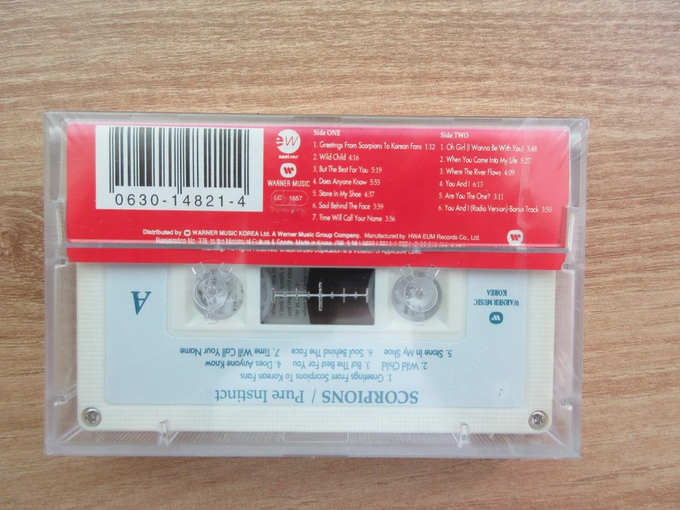 Scorpions Pure Instinct 13 Tracks Korea Cassette Tape SEALED NEW - Image 2 of 3