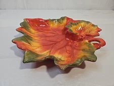 1 piece Colorful Chip and Dip Serving Plate Dish Platter Preowned 