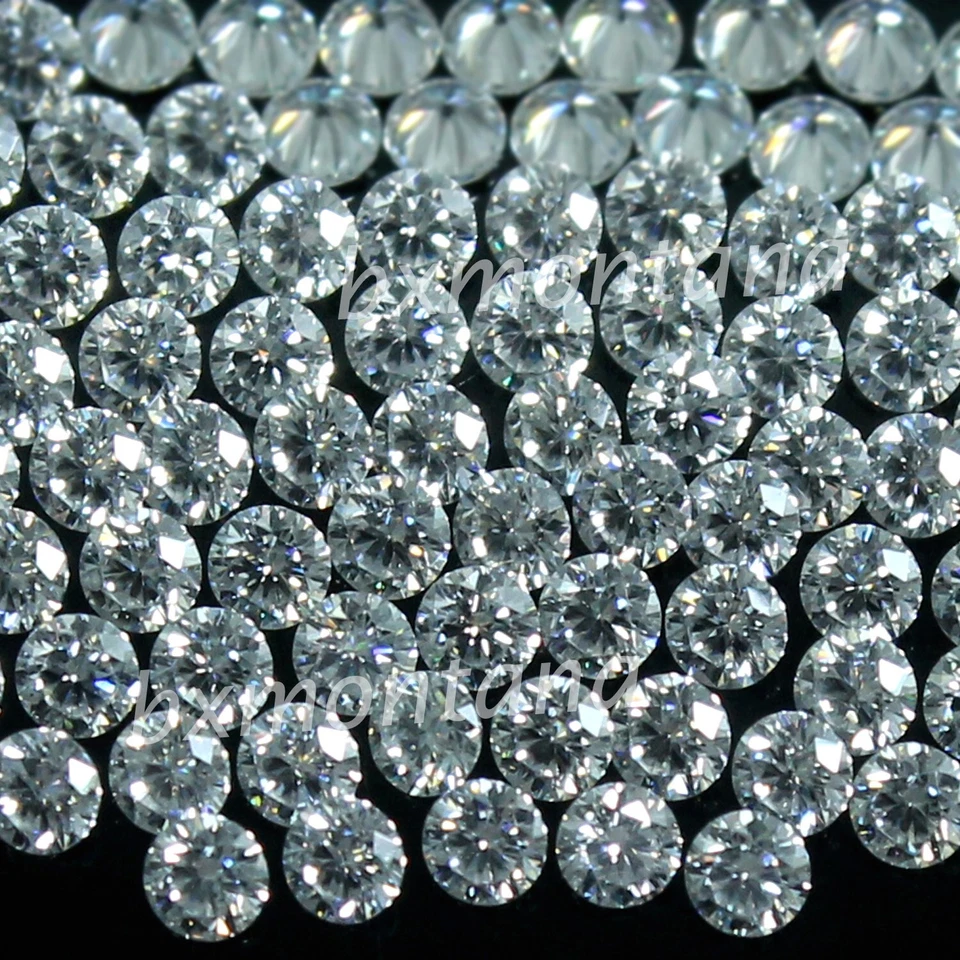 Natural 2.00 mm Round Brilliant Cut D Color VVS1 White Diamond 100 Pcs Lot - Image 2 of 4
