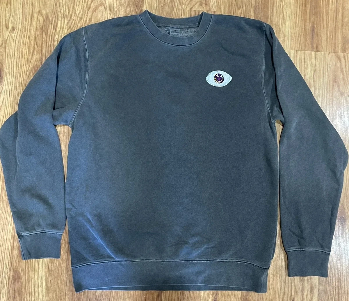 Bad Bunny Crew Neck Sweater New Size M Medium Official Tour Merch Eye Logo