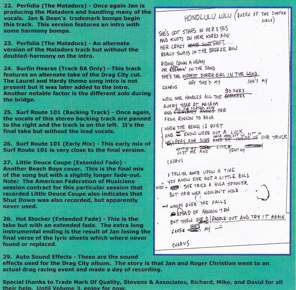 Jan and Dean - The Liberty Years V. 2 / Splendor of Bohemia JD-V2  Remastered! Foto 2 de 4