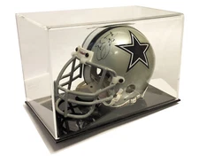 Ultra Max High Clarity Pro Deluxe Premium Football Mini Helmet Display Case - UV