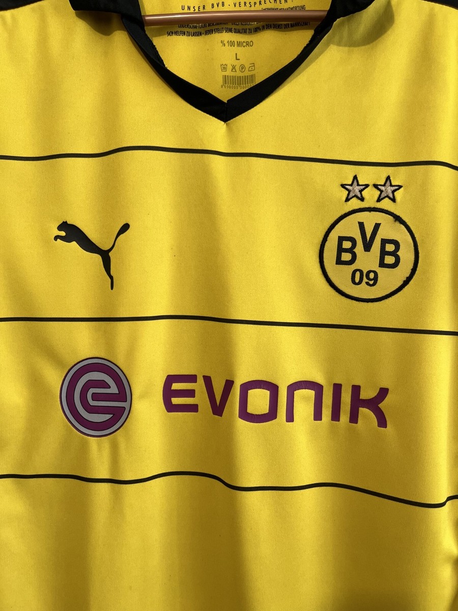 Reus #11 Borussia Dortmund Large Home Football Shirt Jersey Reus #11 Borussia Dortmund Large Home Football Shirt Jersey