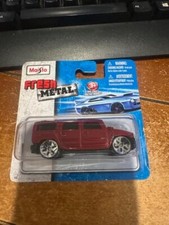 2010 Maisto Fresh Metal Hummer H2 Red