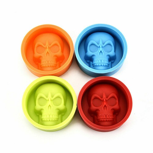 Lustig Totenkopf Form Silikon Eiswürfelschale Gussform Muffin Kuchen Schokolade - Bild 7 von 11