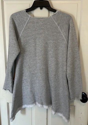 Top de ciervo gris Farmhouse Frocks para mujer talla pequeña - Imagen 4 de 10