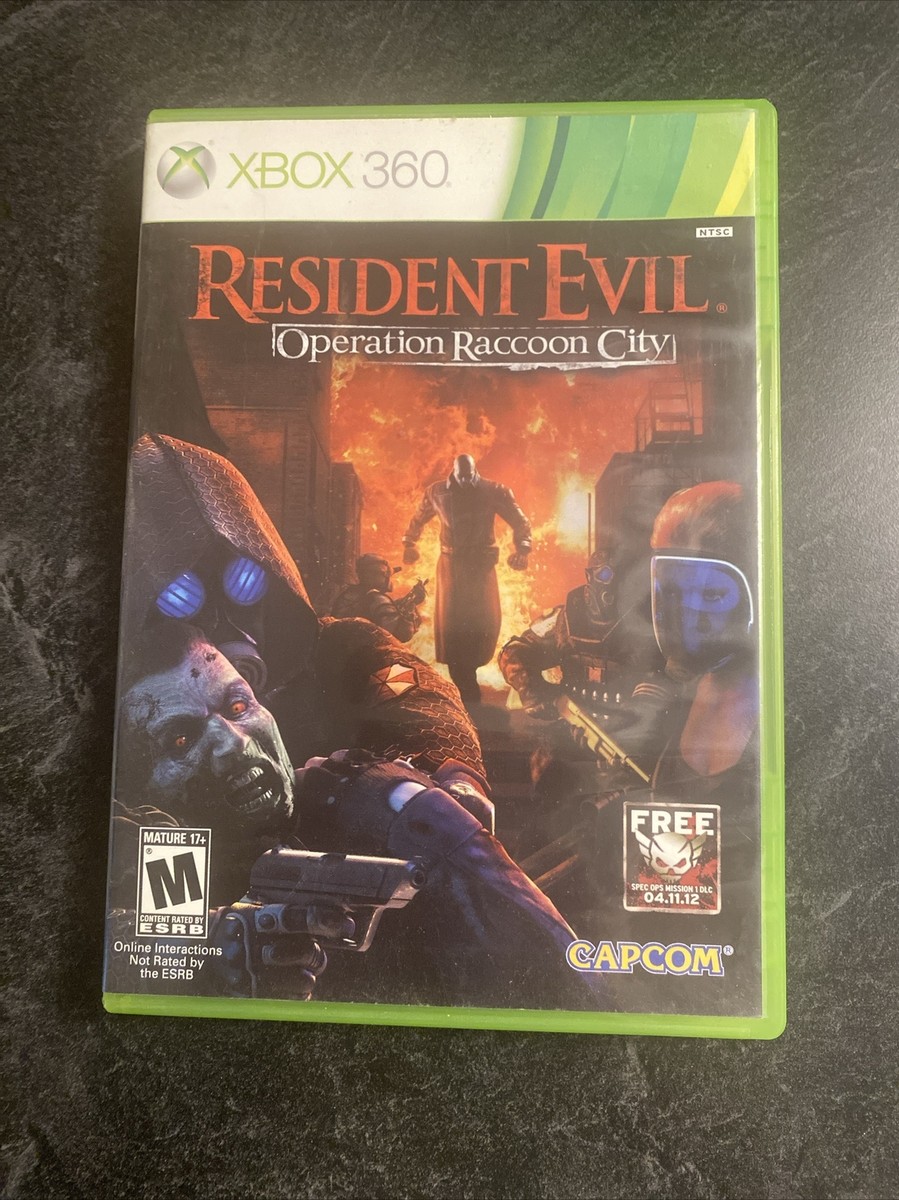 Xbox 360 Resident Evil: Operation Raccoon City No Manual