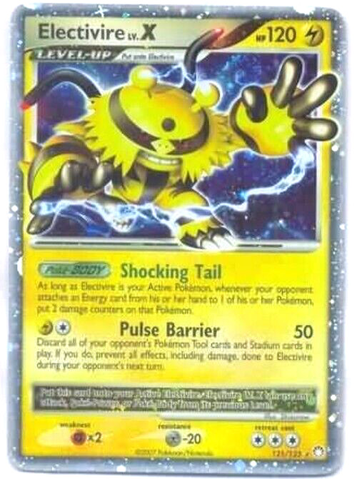 Pokémon TCG - Electivire Lv.X 121/123 Ultra Rare Diamond & Pearl [Moderate Play]