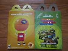 McDonalds 2015 Teenage Mutant Ninja Turtles Happy Meal New ACQUIRED FLAT BOX