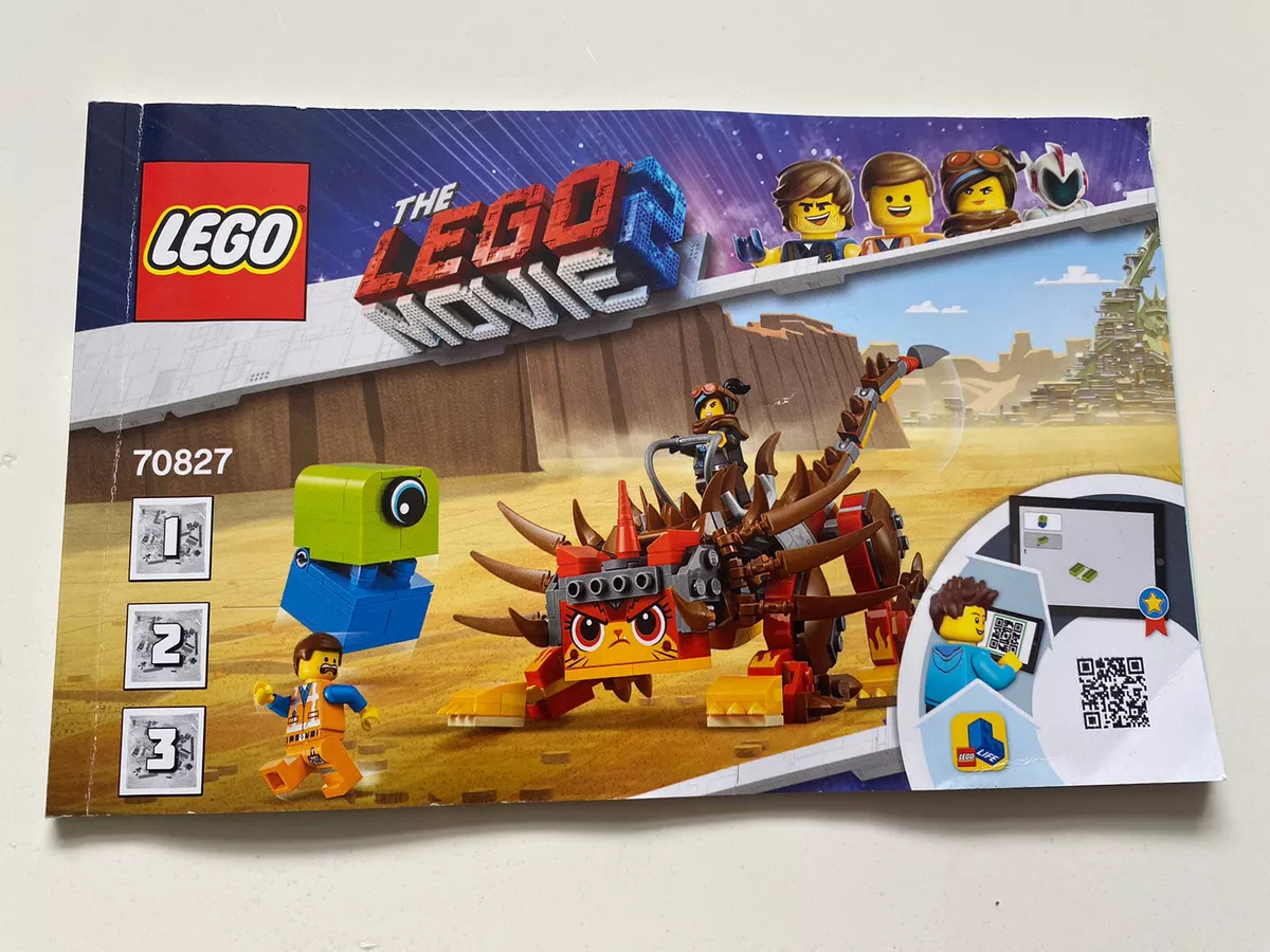 Lego MANUAL Only The Lego Movie 2 70827 1 Book Ultrakatty