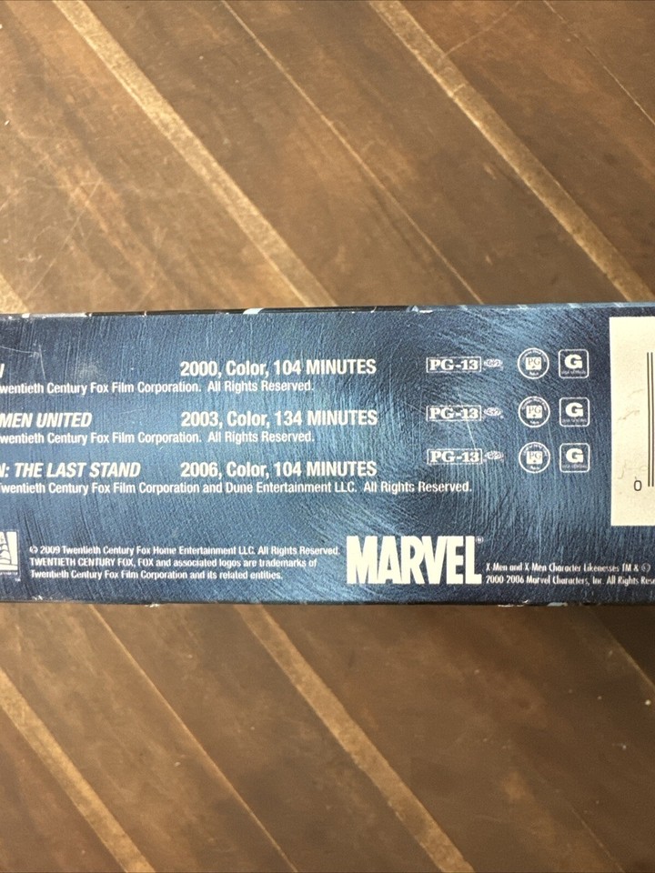 XMEN TRILOGY (BluRay + DVD) PreOwned, 3 Film Bundle, Box Set