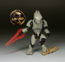 Mega Construx Halo Custom Silent Shadow Elite Battle Damage V1 kit completo