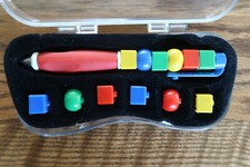 Lego Writing System Pen with Interchangable Blocks