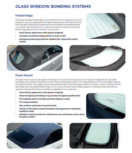 Tapa blanda convertible de repuesto para Bentley Continental GTC 2007-18 en BORDEAUX - Imagen 7 de 11
