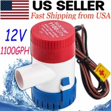 Electric Marine Submersible Bilge1100gph 12v Sump Water Pump For Boat 34 Hose