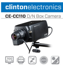 Clinton Electronics Security Camera CC110 w/ Computar 3.5-8mm C Lens STANDARD