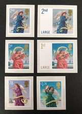 GB 2007 MNH Christmas (2nd Issue) Angels  SG 2789 to 2794 Mint Stamp set
