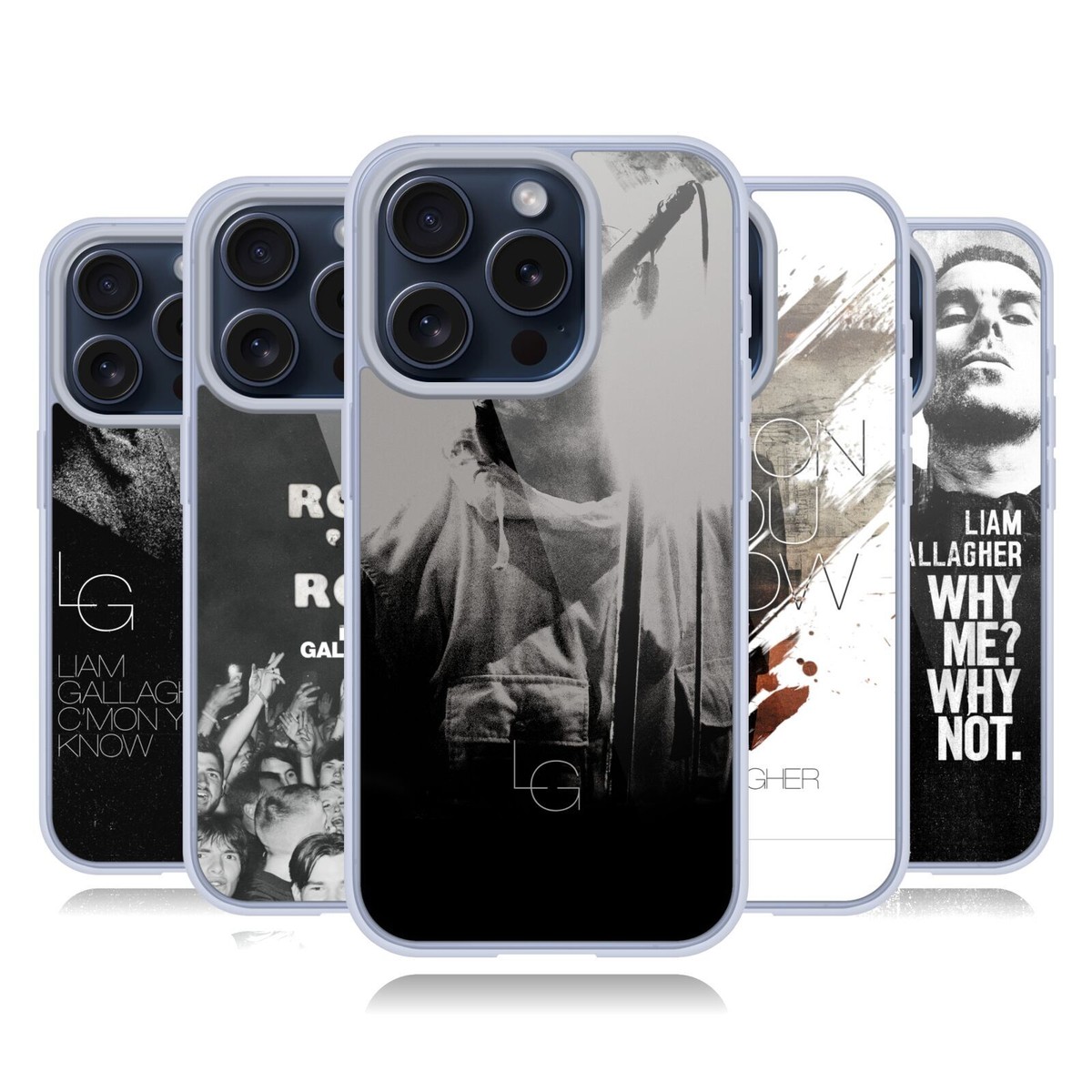 LIAM GALLAGHER GRAFIKEN GELHÜLLE KOMPATIBEL MIT APPLE iPHONE