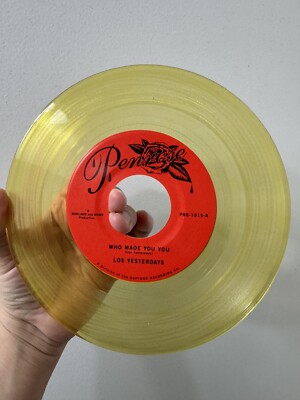 Los Yesterdays - Who Made You You/Louie Louie - Never Played - Transparent Yello