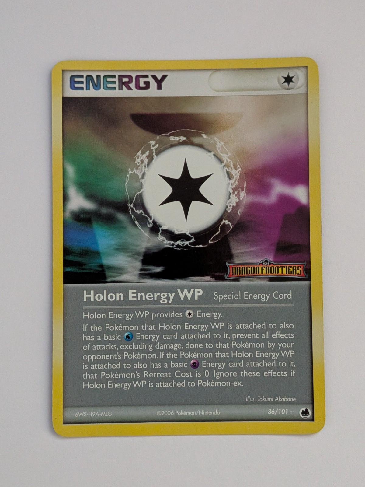 Pokemon Holon Energy WP EX Dragon Frontiers #86/101 Reverse Holo Stamp MP TCG