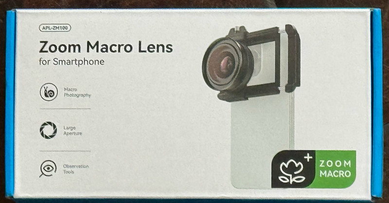 Apexel Zoom Macro Lens for Smartphone APL-ZM100, Photography