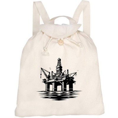 Canvas Rucksack / Backpack ''Offshore Oil Rig'' (RK00039220)