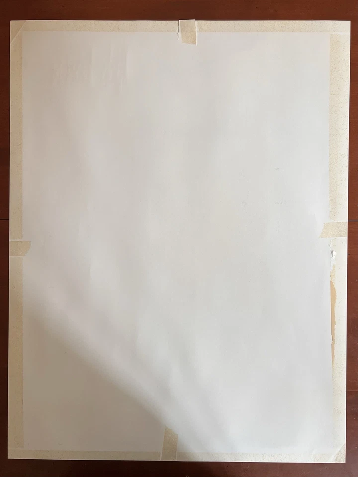 Litografía firmada por padre e hijo Aldo Luongo “Tiempos Viejos” 22x28 certificado de autenticidad edición limitada Foto 2 de 3