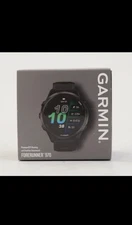 Garmin Forerunner 970 Carbon Gray DLC Titanium, Black Case and Whitestone Band