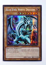 Blue-Eyes White Dragon Prismatic Secret Rare Yu-Gi-Oh TCG -1st Edition NM