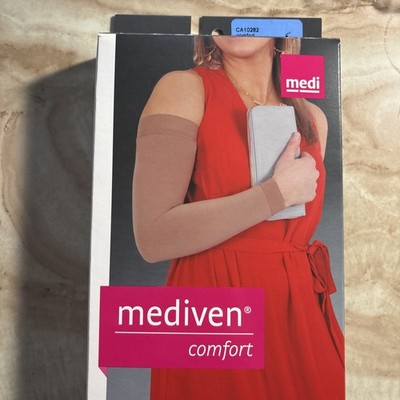 Mediven Comfort 15-20 mmHg Compression Arm Sleeve, Sand. CA10282 Size II New