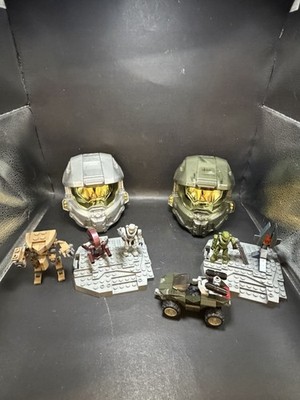 Mega Bloks Halo Micro-Fleet MANTIS Set 97270 + Warthog Attack Set 97216 Complete