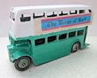 DINKY TOYS #29c vintage AEC DOUBLE DECKER BUS green + cream Type 2 @1953