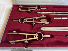 Vintage W Germany Drafting Tool Set TACRO 2125 Incomplete Compass Kit