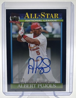 2026 Topps Series 2 Albert Pujols #91AS-AP 1991 All-Star Auto Black /10 DKH