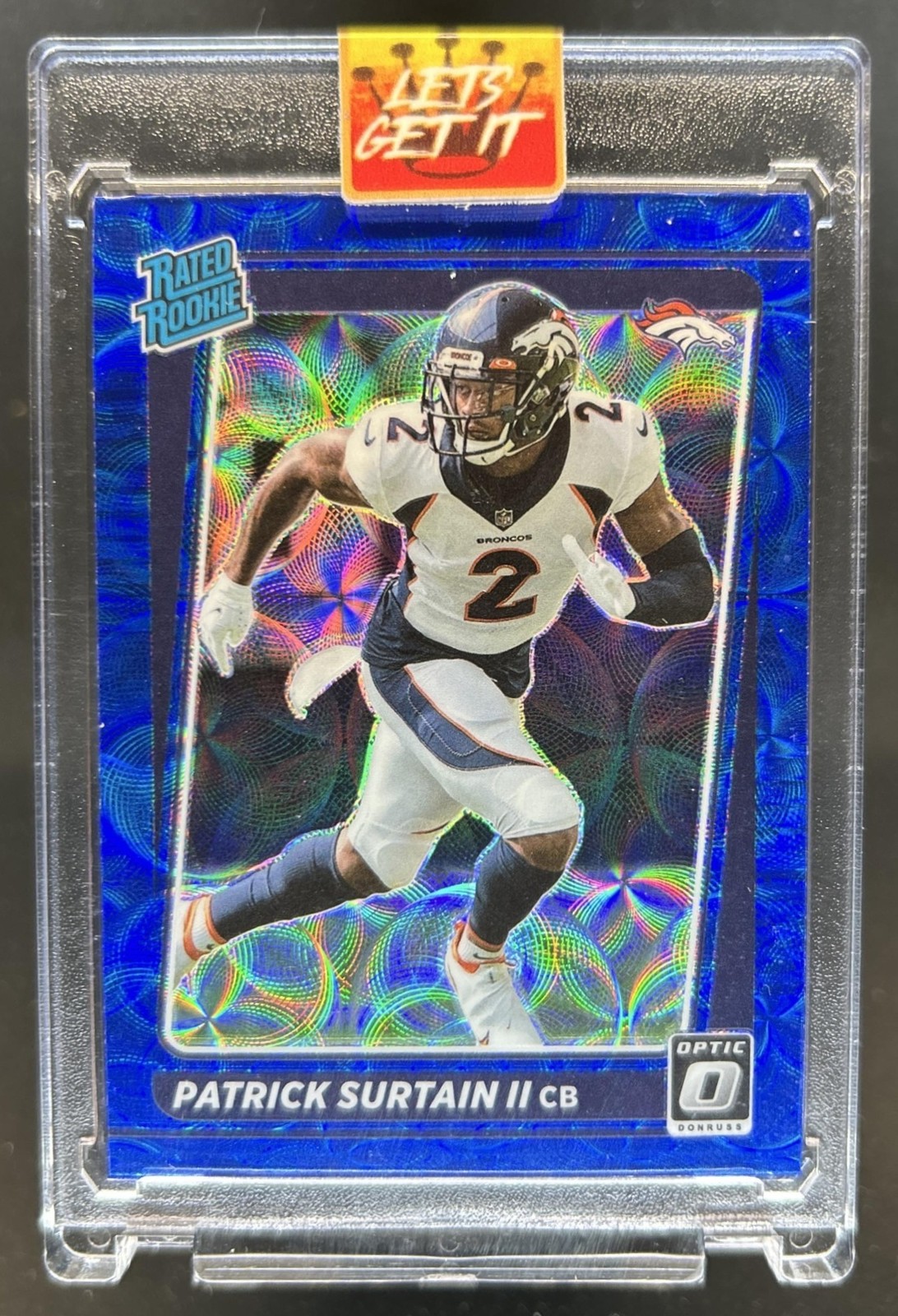 Patrick Surtain II Panini Donruss Optic #244 Blue Scope