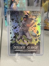 2022 Panini Prizm Draft Picks Power Surge Xavier Isaac #PS-XI Insert Baseball