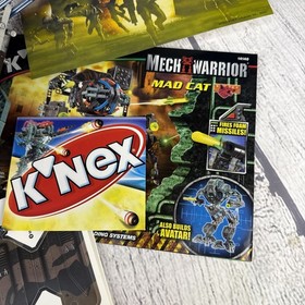KNex K'NEX Mechwarrior Mad Cat Building Set Open Box Never Built Complete Manual