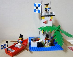 1989 LEGO Legoland Pirates 6265 Saber Island Saber Island Complete!